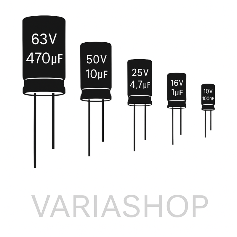 0.1 MF - 100F C1-C2-C3-C6
