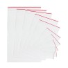 100 Sachets plastique zip
