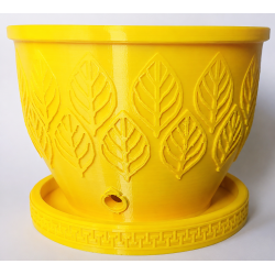 Pot de Fleur Design Jaune...