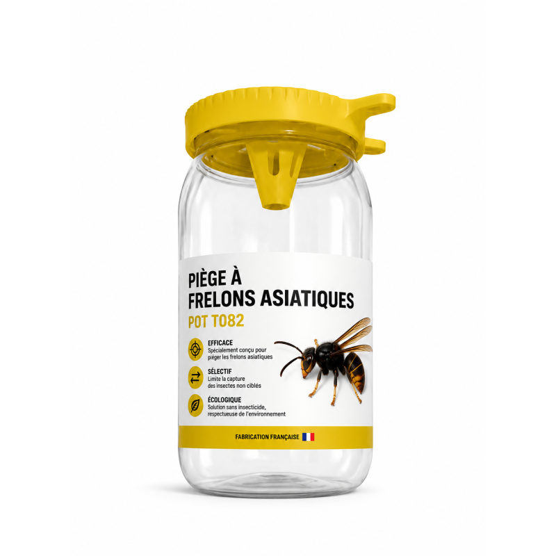 Bocal Sélectif Anti-Frelons Asiatiques 1 L – Solution Écologique Extérieure
